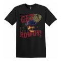 Adult Rowdy Black Tee