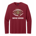 Adult TX Rough Riders Cardinal LS Tee