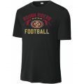 Adult RR Football Performance Black Tee