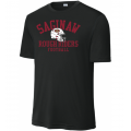 Adult Helmet Performance Black Tee