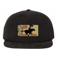 Saginaw RR Wheel Black Rope Cap