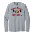 Adult RR Football Grey LS Tee