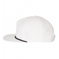 Saginaw RR Wheel White Rope Cap