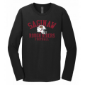 Adult Helmet Black LS Tee