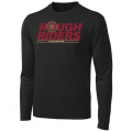Adult Wagon Wheel Black Performance LS Tee