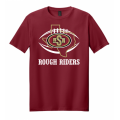 Adult TX Rough Riders Cardinal Tee