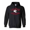 Adult Helmet Black Hoodie