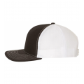 Riders Upside Down Black/White Trucker