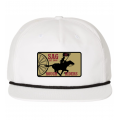 Saginaw RR Wheel White Rope Cap