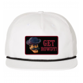 Rowdy Patch White Rope Cap