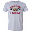 Adult RR Football Grey Tee