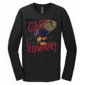Adult Rowdy Black LS Tee