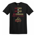 Adult Saginaw One TTS Black Cotton Tee