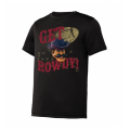 Youth Rowdy Performance Black Tee