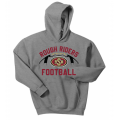 Youth RR Football Grey Hoodie