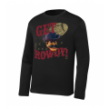 Youth Rowdy Black Performance LS Tee