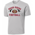 Adult RR Football Performance Grey Tee