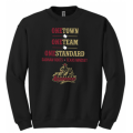 Adult Saginaw One TTS Black Crewneck