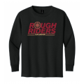 Youth Wagon Wheel Black LS Tee