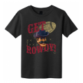 Youth Rowdy Black Tee