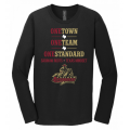 Adult Saginaw One TTS Black Cotton LS