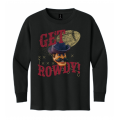 Youth Rowdy Black LS Tee