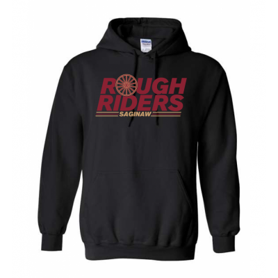 Adult Wagon Wheel Black Hoodie