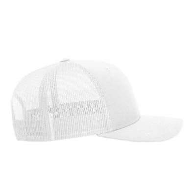 Riders Upside Down White Trucker