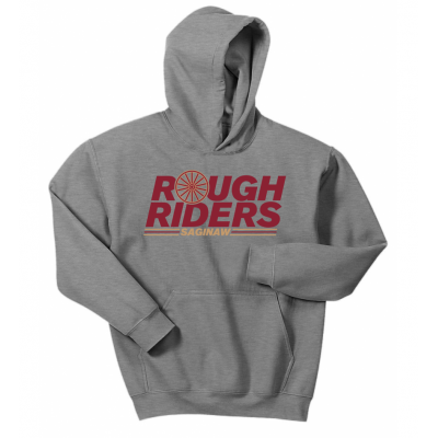 Youth Wagon Wheel Grey Hoodie