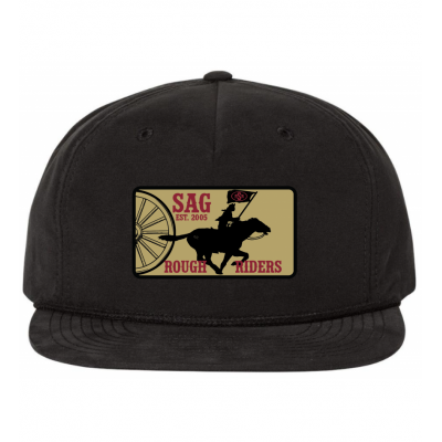 Saginaw RR Wheel Black Rope Cap