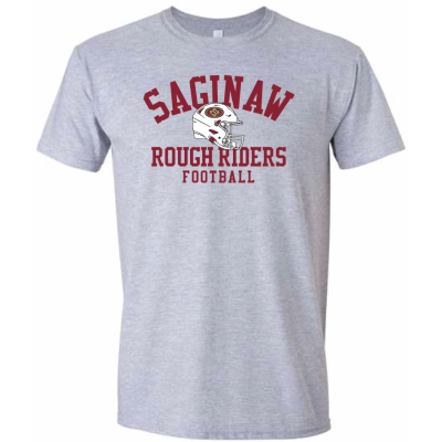 Adult Helmet Grey Tee