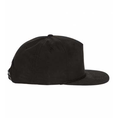 Riders Upside Down Black Rope Cap