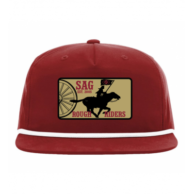Saginaw RR Wheel Cardinal Rope Cap