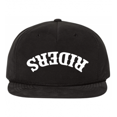 Riders Upside Down Black Rope Cap