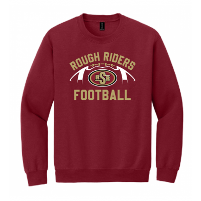 Adult RR Football Cardinal Crew