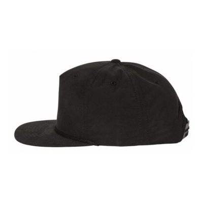 Riders Upside Down Black Rope Cap