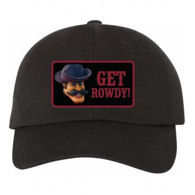 Rowdy Patch Black Dad Cap