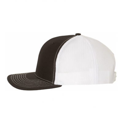 Riders Upside Down Black/White Trucker