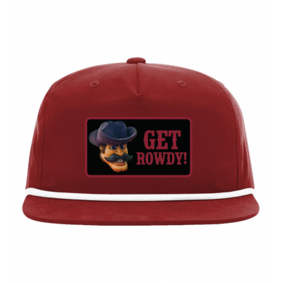 Rowdy Patch Cardinal Rope Cap
