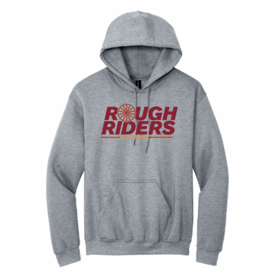 Adult Wagon Wheel Grey Hoodie