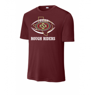 Adult TX RR Performance Cardinal Tee