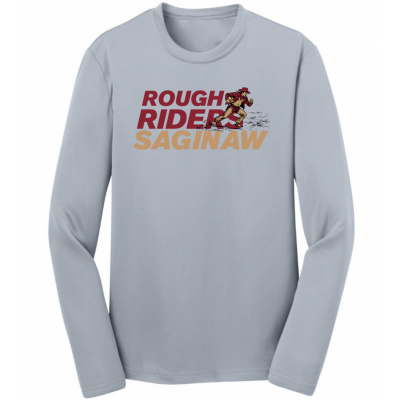 Youth RRS Grey Performance LS Tee