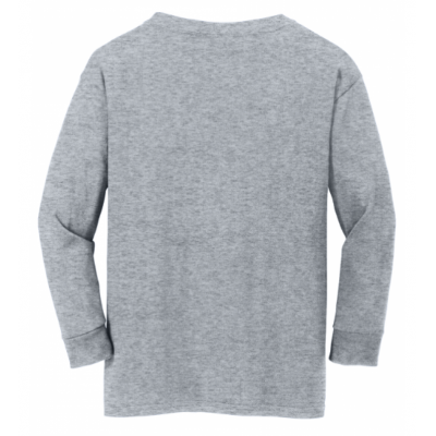 Youth Helmet Grey LS Tee