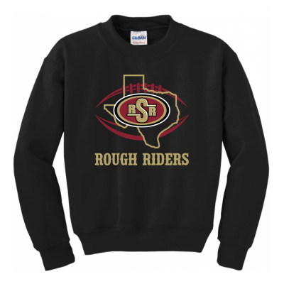 Youth TX Rough Riders Black Crew