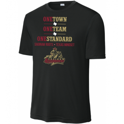 Adult Saginaw One TTS Black Performance Tee