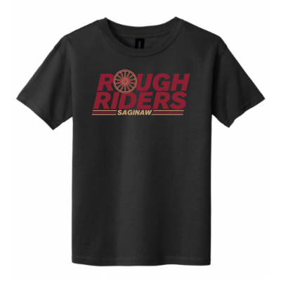 Youth Wagon Wheel Black Tee