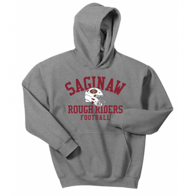 Youth Helmet Grey Hoodie