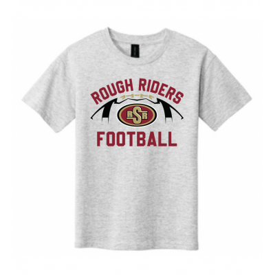 Youth RR Football Grey Tee