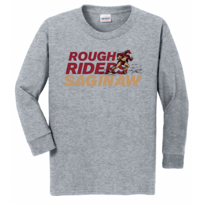 Youth RRS Grey LS Tee