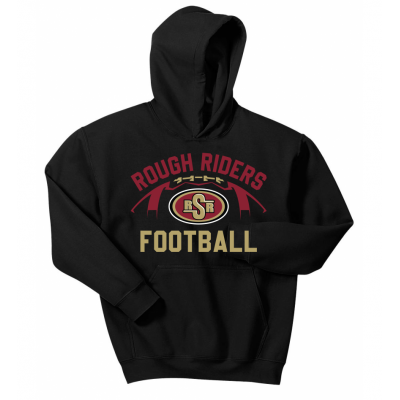 Youth RR Football Black Hoodie